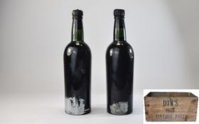 Dows - Bottle of Vintage Port 1960 ( 2 ) Bottles Offered In This Lot.