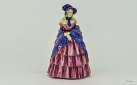 Royal Doulton Figure ' Victorian Lady ' HN728. Designer L. Harradine. Issued 1925-1952. Height 7.