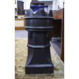 An Antique English Salt Glaze Chimney Stack / Pot. With Fabulous Crown Top. Good Condition.