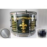 Military Interest Painted Tenor Drum, The Manchester Regiment,