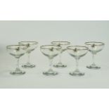 Waterford Set of 6 Sherry Liqueur Glasse