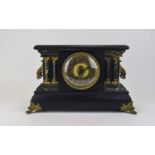 Ornate Decorative Mantle Clock. Slight