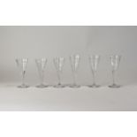 Set Of Six Art Deco Style Conical Shaped