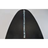 Sky Blue Topaz Tennis Bracelet, 45cts of