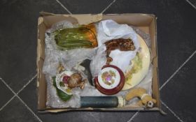 Box of Miscellaneous Comprising coloured