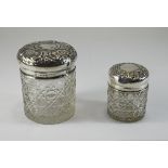 Victorian Matched Pair of Embossed Silve