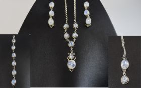 Rainbow Moonstone Collection comprising