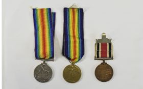 World War I & World War 2 Trio of Medals