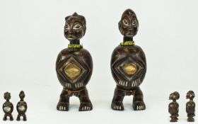 African Tribal Art Male And Female figur