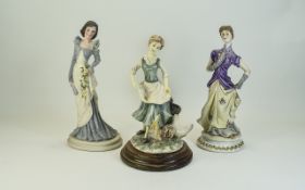 Capodimonte Nice Quality Signed Figures