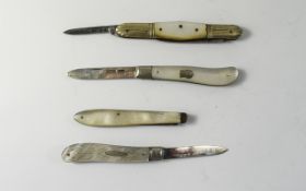 A Good Collection of 4 Victorian and Edw