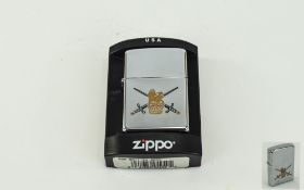 Zippo- Windproof Chrome Lighter With Bri