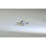 18 Carat Diamond Ring single stone round