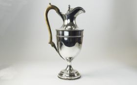 A Late 19th Century Silver Plated Claret