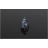 Sapphire 'Leaves' Crossover Ring, two br