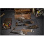 Collection Of Carpenters Tools Includi