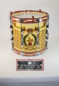 Military Interest Painted Snare Drum,