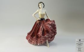 Coalport - Ltd Edition Ladies of Fashion Hand Decorated Figurine of The Year 2002 ' Patricia '