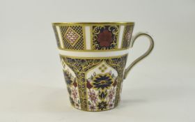 Royal Crown Derby Old Imari Pattern Cup / Mug with 22ct Gold Finish. Pattern No 1128, Date 1999.