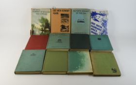 Collection Of Books, Early to Mid 20thC Mostly " Out With Romany " Hardbacks.