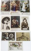 Large Album Containing Postcards From The World War I Period - Comprises Early Greeting Cards and