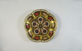 Royal Crown Derby Old Imari Pattern Pin Dish. Date 1978, Finished In 22ct Gold Band. Diameter 4.