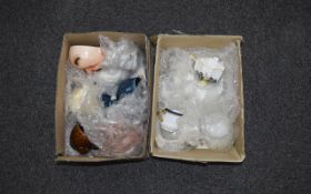 Boxes Of Miscellaneous Pottery Includes Shelley Trio,