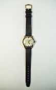 Ladies Bulova Art Deco Design Automatic Watch with gold plated and steel case.