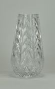 Waterford Cut Crystal Vase of Excellent Quality and Design. Waterford Script to Underside of Vase.