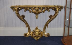 Ornate Contemporary Gilt Rococo Style Ha