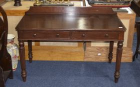 Victorian Writing Desk on Turned Legs. 2