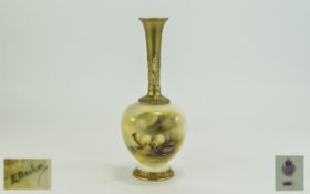 Royal Worcester Fine Hand Painted and Si