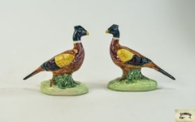Beswick Pair of Pheasant Figures - 2nd V