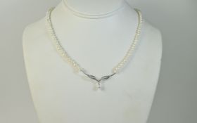 Ladies Single Strand Freshwater Pearl Ne