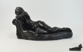 Reclining Nude Figure, Contemporary Desi