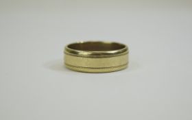 Gold Wedding Band Fully Hallmarked for 375 9ct 6.