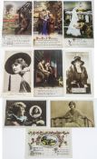 Large Album Containing Postcards From The World War I Period - Comprises Early Greeting Cards and