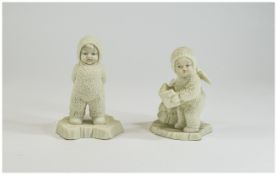 Snowbabies Boxed Figurines x2 Comprising two figurines titled 'Twinkle Little Stars' and 'Is That