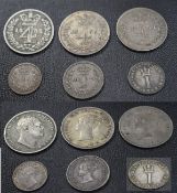 A Collection of 18th / 19th Century Maundy Money - All High Grade Coins ( 6 ) Coins In Total.