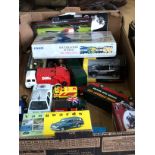 A Collection Diecast Cars, some boxed including Corgi, P&O Ferrymasters,