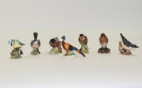 Beswick Collection of Bird Figures ( 7 ) In Total. 1/ Goldfinch 2273. 2/ Whitethroat 2106.