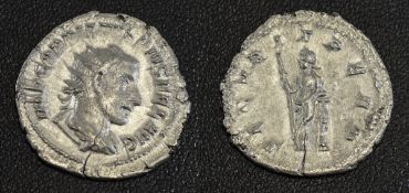 Roman Empire Gordian III Silver Antoninanus AD.238.244.