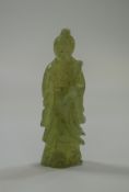 Jade Chinese God Figure Approx 2.