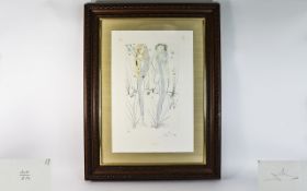 Salvador Dali (1904-1989) Return, O Shulamite Songs of Songs, Limited Edition Framed Lithograph,