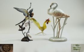 Rosenthal Handmade Fine Stork Figurine. 5.5 inches high.