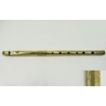Late 19th Century Copper Flute - Dulcet Trade Mark by Barnet Samuel & Sons London