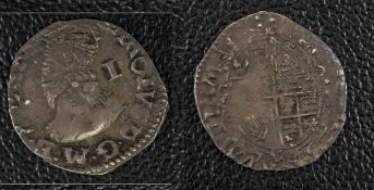 Charles 1st Silver Penny 4th Bust Mint Mark Pellets, Spink 2845, Group D - Please See Photo.