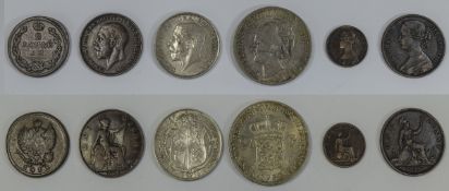 A Good Collection of British Coins, Rare and Mostly High Grade ( 6 ) Coins In Total.