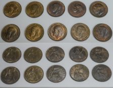 A Top Collection of High Grade and Rare Pennies ( 1 0 ) Coins In Total. All E.F or Better.