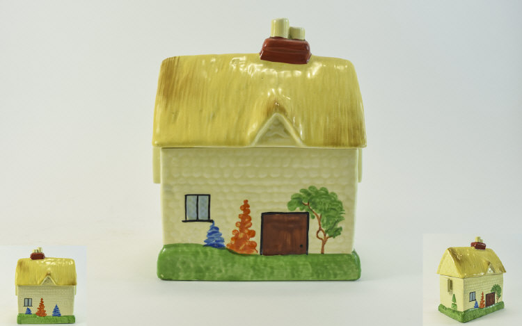 Clarice Cliff Style - Hand Painted Lidde